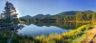 Sprague Lake im Morgenlicht