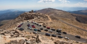 der höchst gelegene Parkplatz in den USA ... am Mount Evans