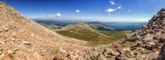 Blick in die Front Range der Rocky Mountains