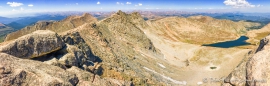 Blick vom Mount Evans Gipfel