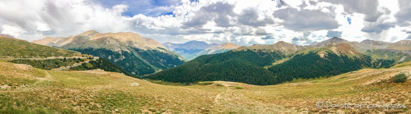 Ausblick am Independence Pass auf dem Weg nach Aspen