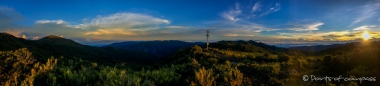 Morgenstimmung auf dem Cerro de la Muerte