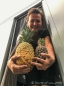 Hans-Jürgen & Katrin bringen uns Geschenke mit - super leckere Ananas - vielen Dank nochmal!!!!