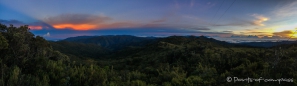 Morgenstimmung auf dem Cerro de la Muerte