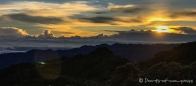 Morgenstimmung auf dem Cerro de la Muerte