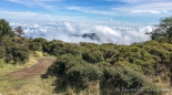 ... und schon sind wir über den Wolken...