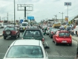 in Guayaquil wird der Verkehr eindeutig dichter