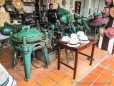 Hutmuseum in Cuenca - mit diesen Maschinen werden die Hüte in Form gebracht - Deckel auf - Hut rein