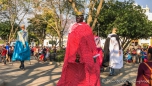 Antigua - Veranstaltung auf der Plaza Central