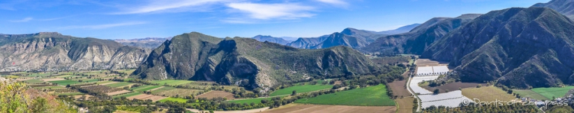 am Ende des Barranca Metztitlán ist eindeutig die Landwirtschaft prägend