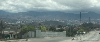 Die Hauptstadt von Honduras - Tegucigalpa - liegt im Kessel und wirkt auf uns nicht wirklich einladend