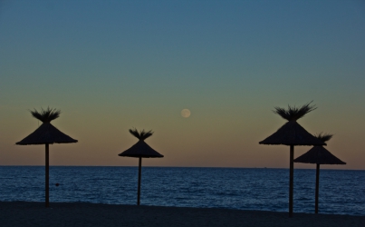 Abendstimmung am Strand von Ghisonaccia