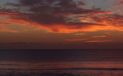 Abendstimmung am Strand von Ghisonaccia