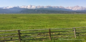 Blick auf die Sawtooth Mountains