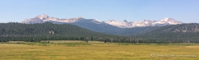 Blick auf die Sawtooth Mountains