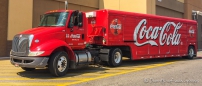 Coca-Cola-Truck ... auf unserem Weg zum Yellowstone