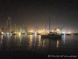 Blick auf den Hafen von Cartagena... noch bei Nacht...