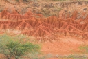der rote Teil der Tatacoa-Wüste beeindruckt uns am Meisten