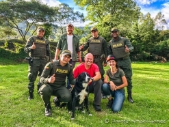 Fotoshooting mit der Polizei