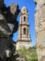 Blick auf den Kirchturm von San Juan