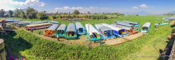 Der Lago de Patzcuaro ist komplett überdüngt, es wird versucht die Wasserpflanzen aus dem See zu fischen...