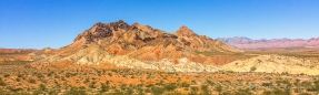 Nahe des Valley of Fire sind wir von den Gesteinsformationen wieder begeistert