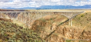 Brücke über den Rio Grande in New Mexico... auf dem Weg nach Taos