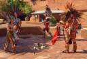 American Natives führen traditionelle Tänze auf