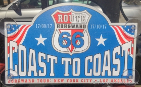 welche innerhalb eines Monats von Coast to Coast über die Route 66 fahren