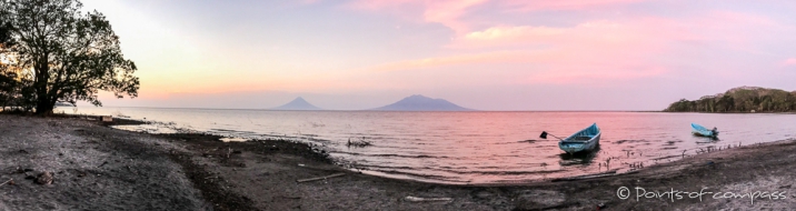 Abendstimmung am Lago Nicaragua