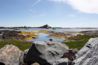 Blick auf den Atlantik bei den Blue Rocks