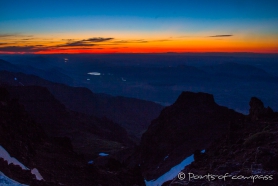 Morgenrot am East Overlook