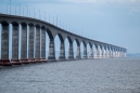 Blick auf die Conferderation Bridge - schon in New Brunswick