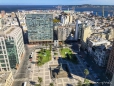 Blick vom Palacio Salvo auf den Plaza Independencia