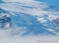 die Gletscher auf dem Mount Rainier...