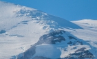 die Gletscher auf dem Mount Rainier...