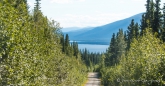 Entlang der Canol Road South - Blick auf den Quiet Lake