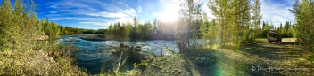 noch ein letzter toller Übernachtungsplatz am Dempster Highway