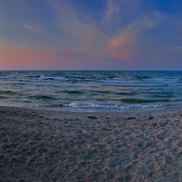 Sonnenaufgang am Strand 